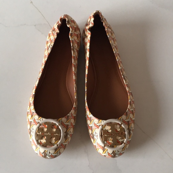 Tory Burch Multi-Logo Ballet flats Size 8 - Picture 3 of 8